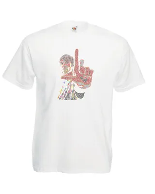 Buy Stone Roses Song Lyrics Ian Brown T Shirt Size 4XL White • 8.95£