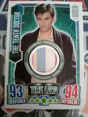 Buy Doctor Who Alien Attax 50th Anniversary The Tenth Doctor Pyjama Costume Card • 70£