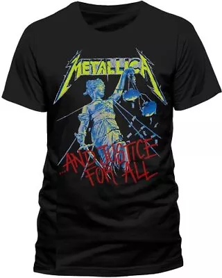 Buy METALLICA - AND JUSTICE FOR ALL - Size L - New T Shirt - J72z • 16.10£