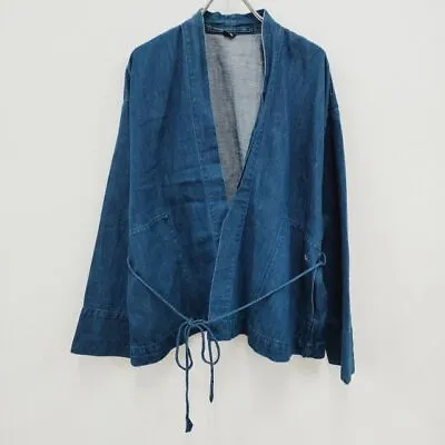 Buy 45R/45rpm Happy Cotton Linen Denim Jacket Blue 3-0810M☆ • 116.51£