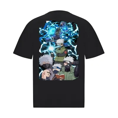 Buy Naruto T-Shirt Black Oversized Unisex. Kakashi M-2XL • 25£