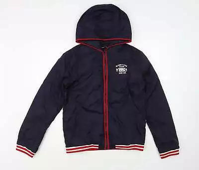 Buy Hering Kids Boys Blue Bomber Jacket Size 14 Years Zip - HK Game Player • 7.25£