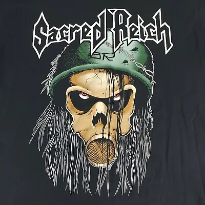 Buy Sacred Reich Metal Band - Original Vintage Concert Tour Large T-shirt • 75.30£