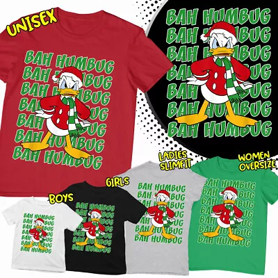 Buy Cute Donald Duck Dancing Presents Funny Family Matching Christmas T Shirt #MC266 • 7.59£