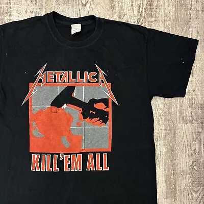 Buy Vintage 1990’s/2000’s Metallica Kill ‘em All T Shirt Size Large  • 6.31£