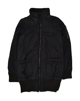 Buy VANS Womens Hooded Padded Jacket UK 14 Medium Black Polyester AA01 • 17.80£