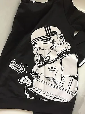 Buy Adidas Originals Star Wars Stormtrooper Track Top Hoody Jacket Size Medium M • 75.99£