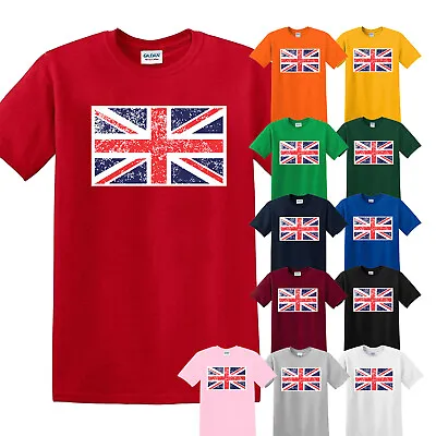 Buy Union Jack T-Shirt UK Flag Great Britain English Souvenir Gift Tshirt Top • 9.99£