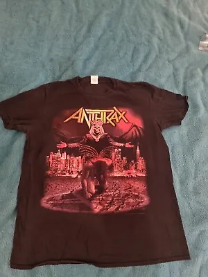 Buy Anthrax Official 2017 World Tour T Shirt - Large • 20£