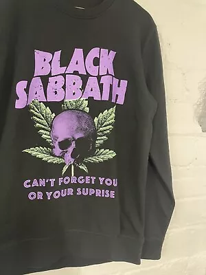 Buy Black Sabbath Sweet Leaf Sweatshirt UnWorn Size M Screen Printed • 9£