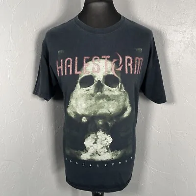 Buy Halestorm Band T Shirt Apocalyptic European Wild Life Tour 2015 Double Side L • 31.99£