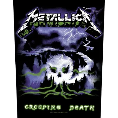 Buy METALLICA BACK PATCH : CREEPING DEATH : Album Skull Official Licenced Merch Gift • 8.95£