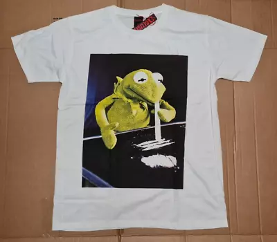 Buy Kermit The Frog - Cocaine Addict - T-shirt Size M BNWT • 3.99£