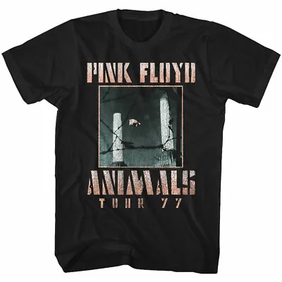Buy Pink Floyd Animals Album Cover Tour 77 Men's T Shirt Psychedelic Music Merch • 39.92£