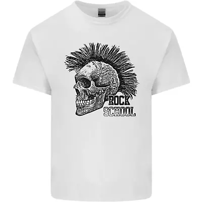 Buy Rock N Roll Music School Skull Guitar Mens Cotton T-Shirt Tee Top • 11.75£