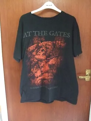 Buy Rare At The Gates   2019 Drink From The Night Tour  T Shirt. Large Size. • 18£
