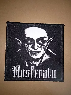 Buy Horror Film Nosferatu Inspired 10cm Patch Heavy Metal Goth Vampire Battle Jacket • 7.30£
