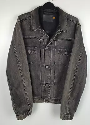 Buy Farah Denim Jacket Size L 40 -42  Chest Men`s Slim Fit Grey • 20.99£