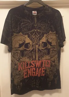 Buy RARE Killswitch Engage Tshirt (long Discontinued) KsE T Shirt LARGE Tee • 75£