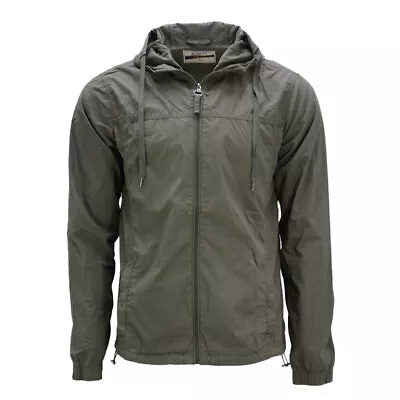 Buy Mens Showerproof Jacket Regular Fit Lightweight Hooded Travel Windbreaker Coat • 14.99£