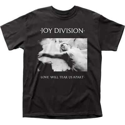 Buy Officially Licensed Joy Division Love Will Tear Us Apart Mens Black T Shirt • 14.50£