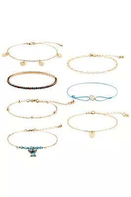 Buy Disney Girls Stitch Bracelets Jewellery Set Of 7 • 9.49£