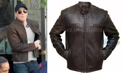 Buy Captain America Civil War Steve Rogers Brown Leather Jacket - ZH • 79.99£