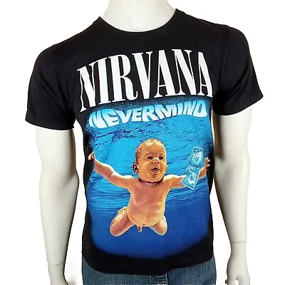 Buy NIRVANA Nevermind Mens Size S Tshirt Black Reo Rock Of The T-shirts Band Music • 18.01£