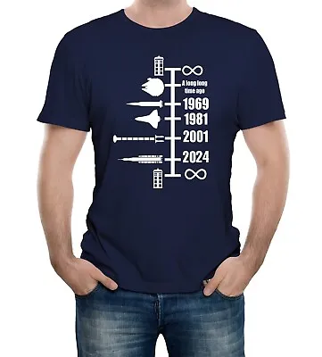 Buy SpaceShip Timeline T-Shirt - Inspired By Doctor Who Star Wars Star Trek Funny • 11.99£