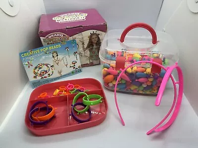 Buy FunzBo Kids Jewelry Making Kit For Girls Toys - Snap Pop Beads Art 500 Piece • 10£