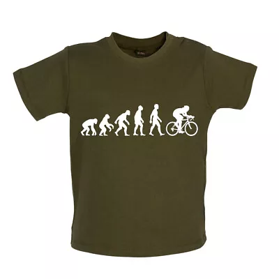 Buy Evolution Of Man Cycling - Baby T-Shirt / Babygrow - Cycle Bike Love Fan Cyclist • 10.95£