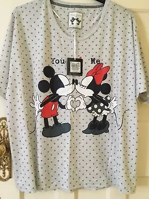 Buy Nwt Tu Cute  Mickey & Minnie Mouse Pyjama Set Size 20 Look • 9.99£