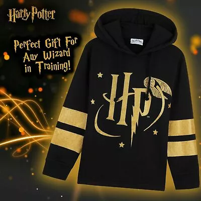 Buy Harry Potter Hoodies, Black Hoodie For Girls And Teens, Official Merchandise • 17.99£