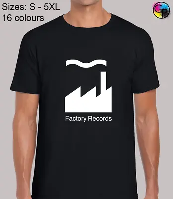 Buy Factory Records Music Fan Manchester Rave Regular Fit T-Shirt Top TShirt Tee Men • 9.95£