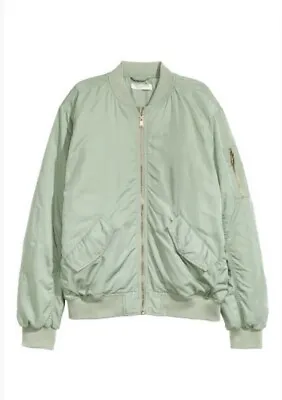 Buy H&M Bomber College Baseball Jacket Tunic  Boho People Blogger Free Trend Cool • 16.99£