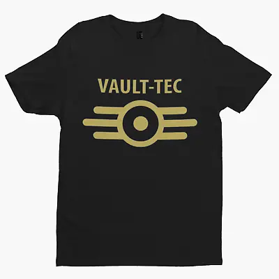 Buy Vault-Tec T-Shirt - Cool Gamer Funny Retro Game Comic Arcade Fallout Nerd Boy • 10.79£
