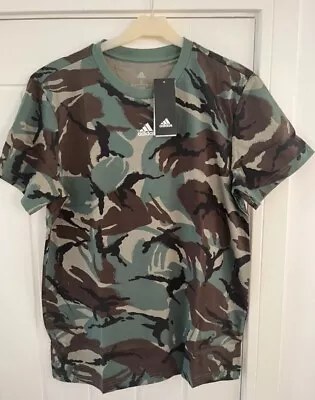 Buy Adidas Women Camouflage T Shirt Size Small Oversized  • 12.99£