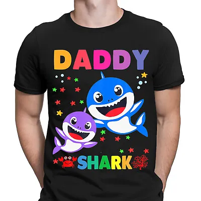 Buy Daddy Shark Doo Doo Song Fathers Day Fun Loving Dads Mens T-Shirt #DGV4 • 9.99£