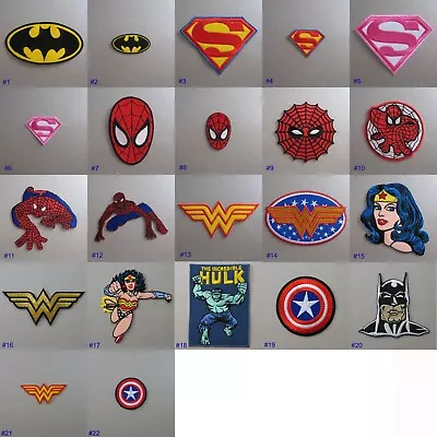 Buy Superhero Iron On/ Sew On Cloth Patch Badge Appliqué Cosplay Comic TV Movie Film • 2.96£