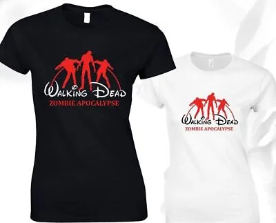 Buy Walking Dead T Shirt Ladies Zombie Daryl Dixon Rick Grimes • 7.99£