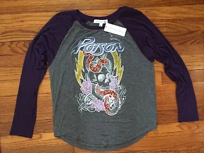 Buy NWT Daydreamer Size Small  Poison  1990 World Tour Band Graphic Tee • 33.72£