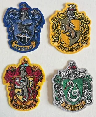Buy Embroidered Iron On Patches Applique Potter Harry House Badges Teams Crest # 107 • 2.99£