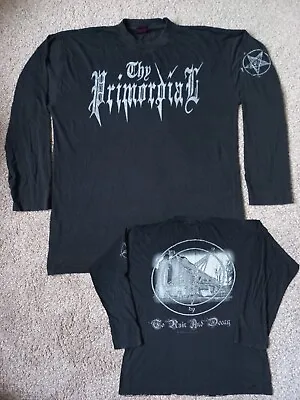Buy *Rare* Vintage 90's Thy Primordial T-Shirt - Size XL - Heavy Black Metal Marduk • 49.99£