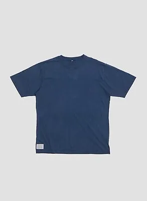 Buy Nigel Cabourn Classic Relaxed Organic Cotton T-Shirt Tee Stone Wash Denim Blue • 25£