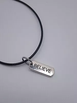Buy Words Believe Protection Pendant 18 Inch Necklace Meaning Gift Jewellery • 3.95£