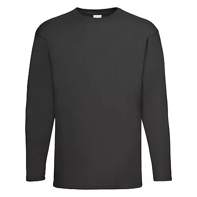 Buy Mens Value Long Sleeve Casual T-Shirt BC3902 • 10.33£