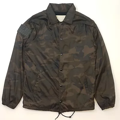 Buy Ralph Lauren Camouflage Jacket SMALL Men Camo Windbreaker USA Flag Denim Supply • 90£