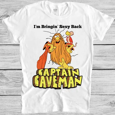 Buy Captain Caveman T Shirt Animated 80s TV Show Cartoon Kids Cool Gift Tee M344 • 6.35£