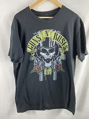 Buy Guns N Roses 85 T Shirt XL Size Extra Large Black Frog 2017 Licensed Top Hat • 9.95£