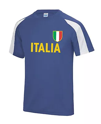 Buy Italy Italia Euro Sports  Printed T Shirt Football Your Country  Pristine Finish • 16.99£